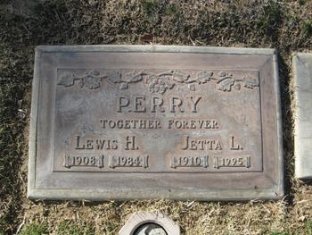 Perry,   Lewis Howard gravesite
