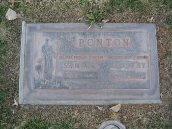 Ponton,   Arvel Rodolphus gravesite
