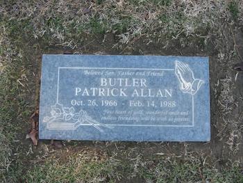 Butler,   Patrick Allan gravesite