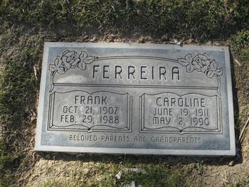 Ferreira,   Caroline gravesite