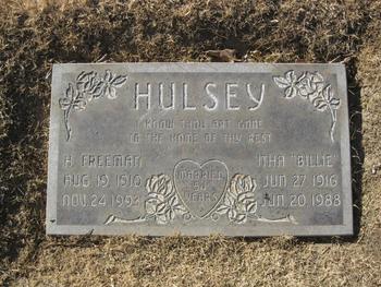 Hulsey,   Henry Freeman gravesite