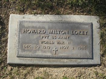 Lokey,   Howard Milton gravesite