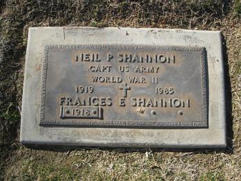 Shannon,   Neil P. gravesite