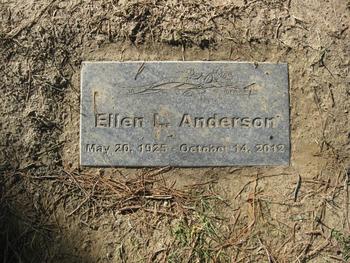 Anderson,   Ellen L. gravesite