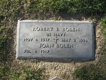 Bolen,   Joan gravesite