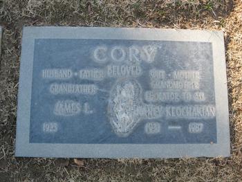 Cory,   Nancy gravesite
