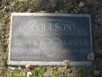 Coulson,   Laura F. gravesite