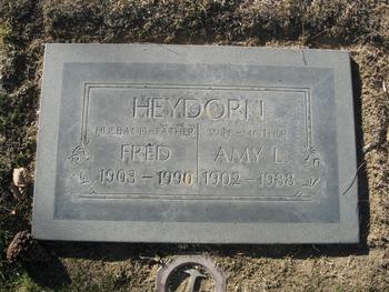 Heydorn,   Amy Louise gravesite