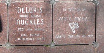 Nuckles,   Delores Marie gravesite