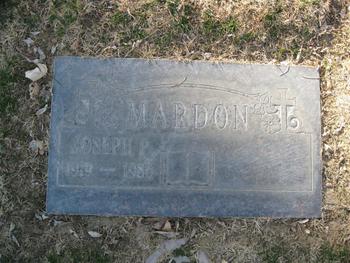 Mardon,   Joseph Peter gravesite