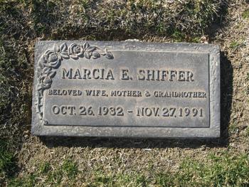 Shiffer,   Marcia Edith gravesite