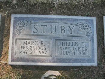 Stuby,   Helen gravesite