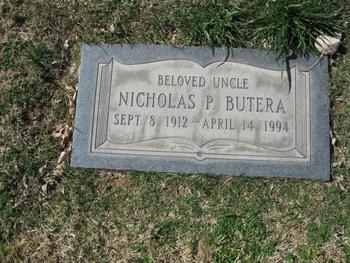 Butera,   Nicholas Paul gravesite