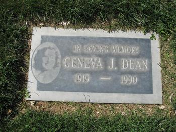 Dean,   Geneva J. gravesite