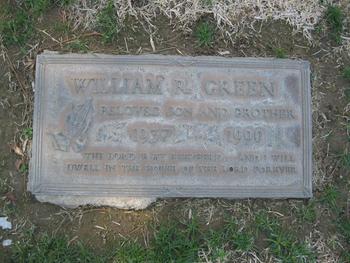 Green, William Robert gravesite
