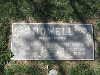 Howell,   Doris Katherine gravesite