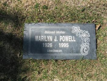Powell,   Marilyn June gravesite