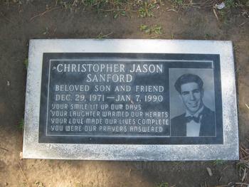 Sanford,   Christopher Jason gravesite