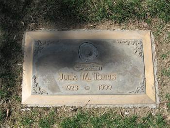 Torres,   Julia M. gravesite
