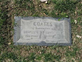 Coates, II  Edwin M. gravesite