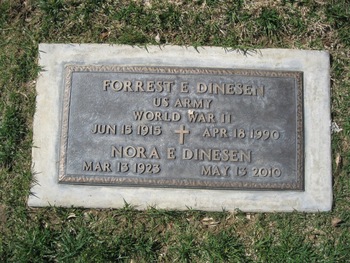 Dinesen, Nora E. gravesite