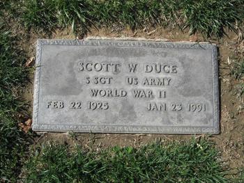 Duce,   Scott Washington gravesite