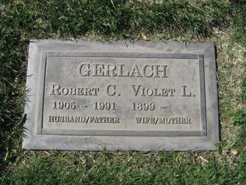 Gerlach,   Violet L. gravesite