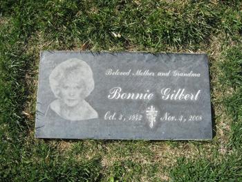Gilbert,   Bonnie gravesite