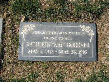 Goodner, Kathleen Kay gravesite