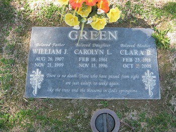 Green, William Jennings gravesite
