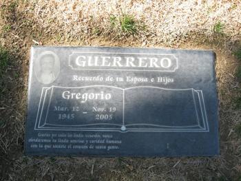 Guerrero, Gregorio gravesite