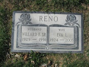 Reno, Eva Iona gravesite