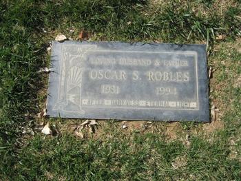 Robles, Oscar S. gravesite