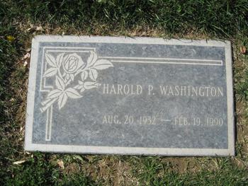 Washington,   Harold P. gravesite