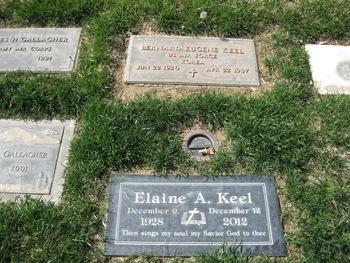 Keel,   Elaine A. gravesite