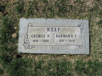 Keep,   George K. gravesite