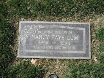 Lum,   Nancy Faye gravesite