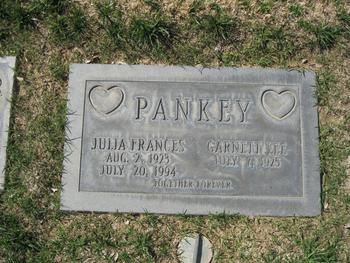 Pankey, Garnett Lee gravesite