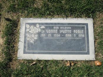 Poole,   LaVonne Yvette gravesite