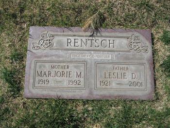 Rentsch,   Marjorie Mary gravesite