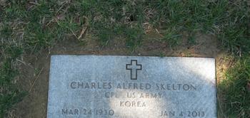 Skelton,   Charles Alfred ('Chuck') gravesite