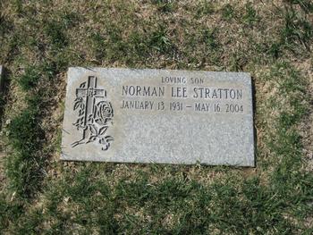 Stratton,   Norman Lee gravesite