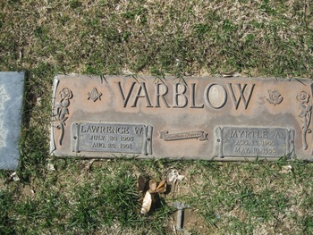 Varblow,   Myrtle A. gravesite
