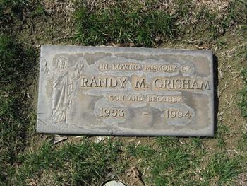 Grisham, Randy Marvin gravesite