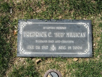 Millican,   Frederick Cleon ('Bud') gravesite