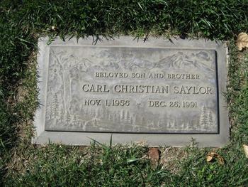 Saylor,   Carl Christian gravesite