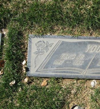 Young, Jr.  David gravesite
