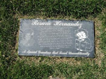 Hernandez,   Rosario gravesite