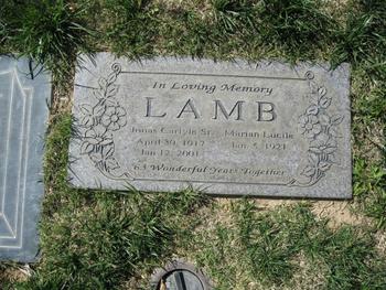 Lamb, Jonas Carlyle gravesite