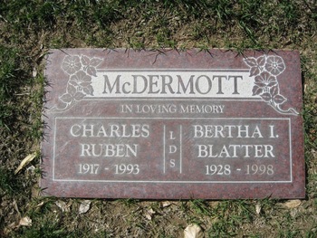 McDermott,   Bertha I. gravesite
